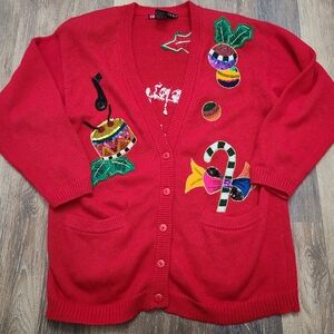 IB Diffusion Vintage 80s Christmas Sweater Women's Size Small